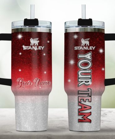 Custom Your Team Name Custom Stanley Quencher 40Oz Stainless Steel Tumbler With Handle