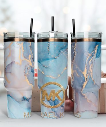Michael Kors Abstract Custom Stanley Quencher 40Oz Stainless Steel Tumbler With Handle