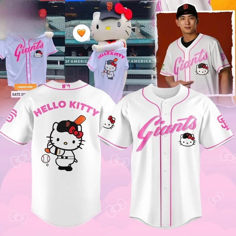 Hello Kitty X Giants Jersey – Cute & Sporty Limited Edition Baseball Shirt