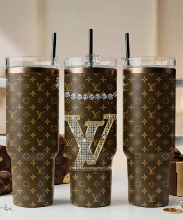 Louis Vuitton Stanley Tumbler Cup, 40 Oz Tumbler With Handle, Stylish & Insulated For Hot/Cold Drinks - Perfect Gift
