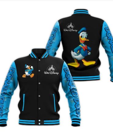 Stylish Donald Duck Varsity Jacket - Official Disney Merchandise, Men'S & Women'S Sizes, Perfect Gift!