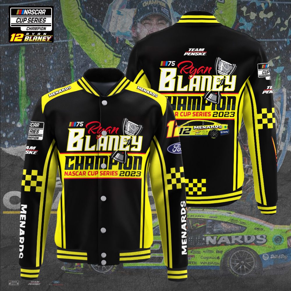 Ryan Blaney 2023 Nascar Champion Jacket - Official Team Penske Apparel