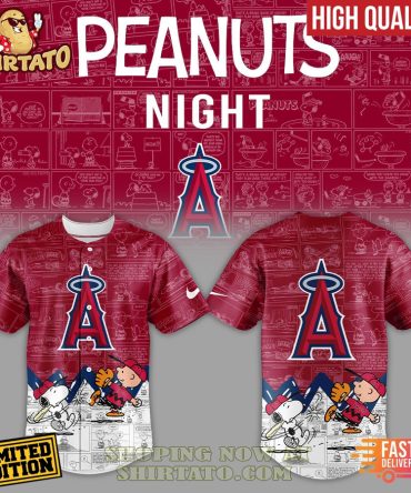 Los Angeles Angels Limited Edition Peanuts Night Baseball Jersey – High Quality, Fast Delivery!