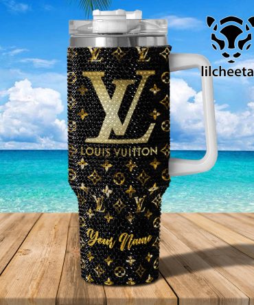 Louis Vuitton Stanley Cup, 40 Oz Tumbler With Handle, Stylish & Insulated For Hot/Cold Drinks - Perfect Gift