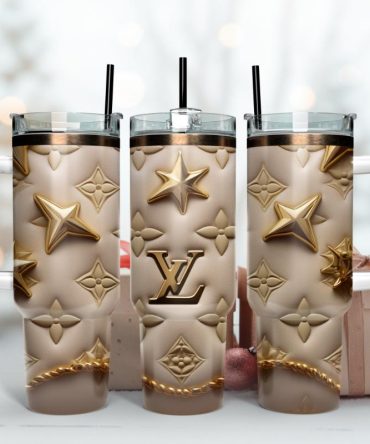 Louis Vuitton Stanley Cup, 40 Oz Tumbler With Handle, Stylish & Insulated For Hot/Cold Drinks - Perfect Gift