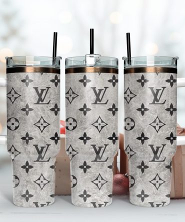 Louis Vuitton Stanley Cup, 40 Oz Tumbler With Handle, Stylish & Insulated For Hot/Cold Drinks - Perfect Gift