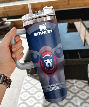 Official Stanley Chicago Cubs Tumbler ? 40Oz Insulated Travel Mug With Handle & Straw