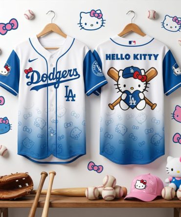 Hello Kitty X Dodgers Baseball Jersey - Limited Edition Fan Gear