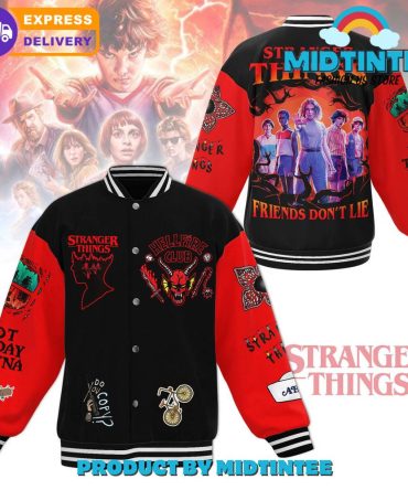 Stranger Things Varsity Jacket - Hellfire Club Design, Fast Shipping Available!