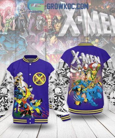 X-Men Comic Style Varsity Jacket - Vibrant Superhero Print For Fans