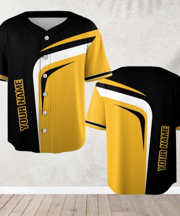 Custom Your Team Name Sport Bold Black & Gold Design For Ultimate Team Spirit