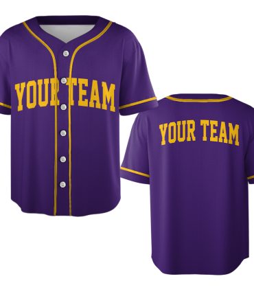 Custom your team name Fan Baseball Jersey Perfect For Sport Fans