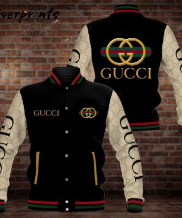 Gucci Mix Black Fashion Varsity Jacket Limited Edition