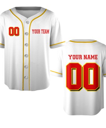 Custom your team name sport Baseball Jersey - Personalized Name & Number