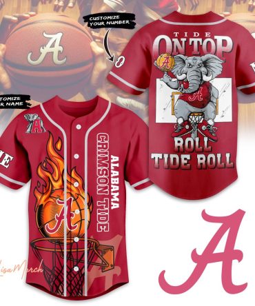 Custom Alabama Crimson Tide Jersey - Personalized Name & Number, Roll Tide Spirit!