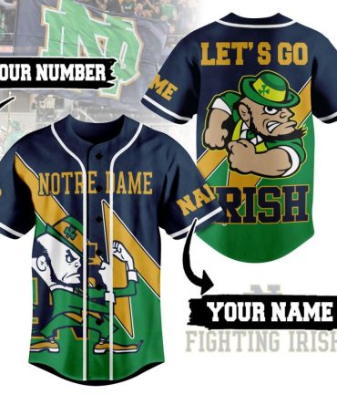 Custom Notre Dame Fighting Irish Jersey - Personalize With Your Name & Number!