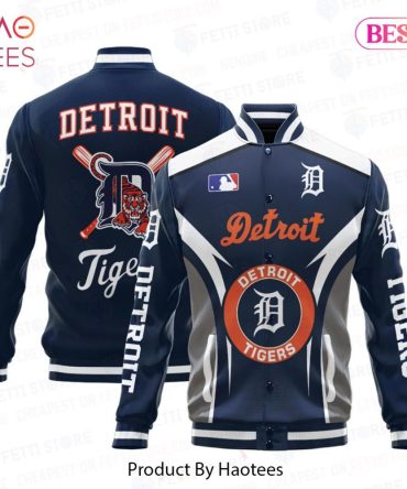 Detroit Tigers Varsity Jacket - Premium Baseball Team Apparel By Haotees