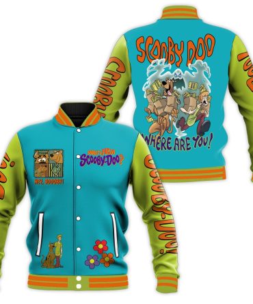 Scooby-Doo Retro Varsity Jacket – Vibrant Cartoon Style For Fans