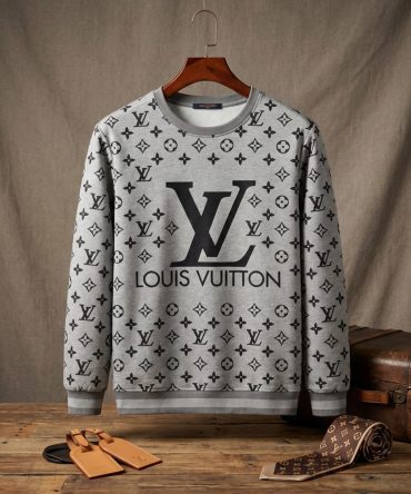 LV Grey 3D Sweater