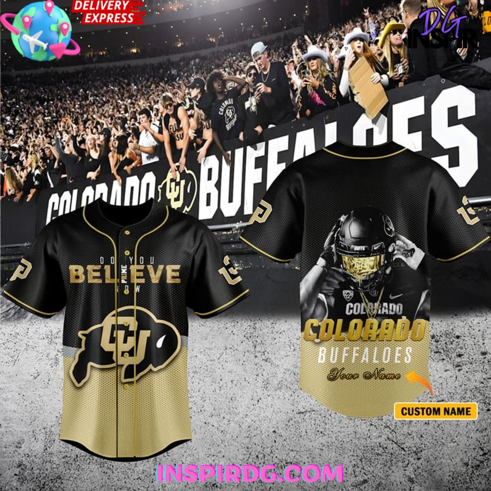 Colorado Buffaloes Prime Do You Believe Now Baseball Jersey