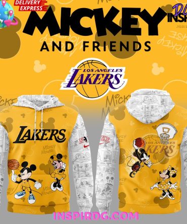 Los Angeles Lakers Mickey & Friends Special All Over Print Hoodie, 3D Hoodie