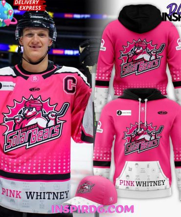 Orlando Solar Bears X Pink Whitney 2025 Limited Edition All Over Print Hoodie