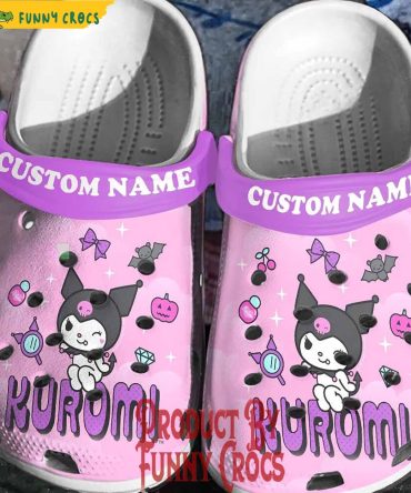 Personalized Kuromi Crocs Shoes - Discover Comfort And Style Clog Shoes Unisex Clogs Garden Shoes
