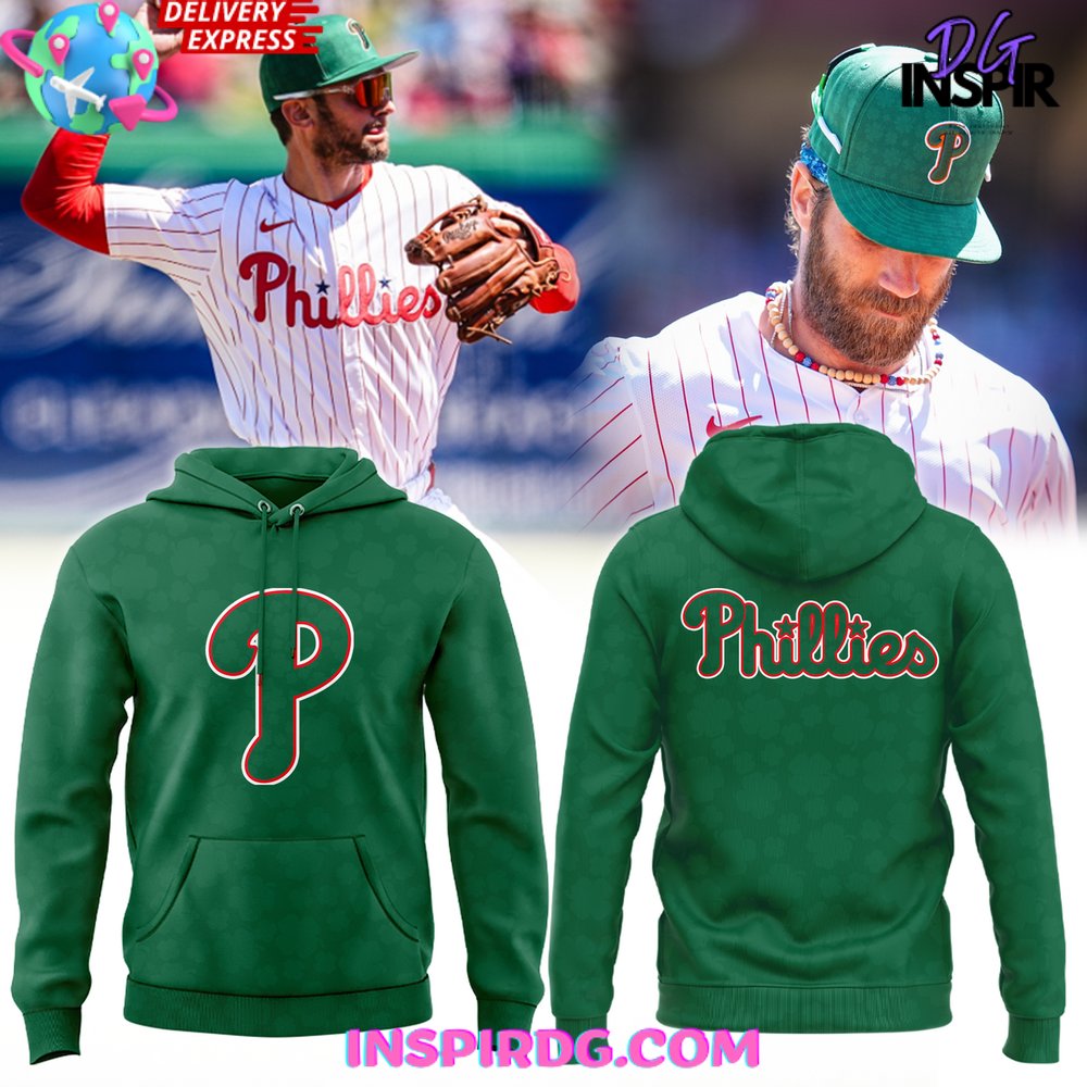 Philadelphia Phillies St. Patrick’S Day 2025 Hoodie