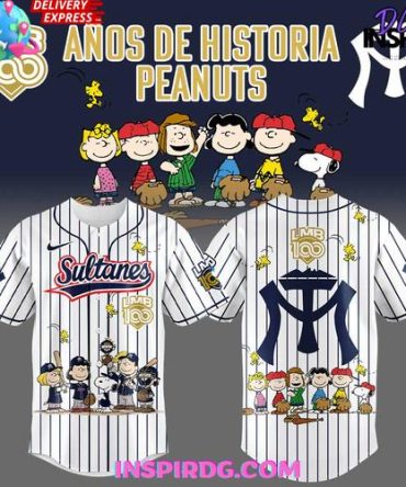 Sultanes Peanuts 100 Years Lmb Special Baseball Jersey