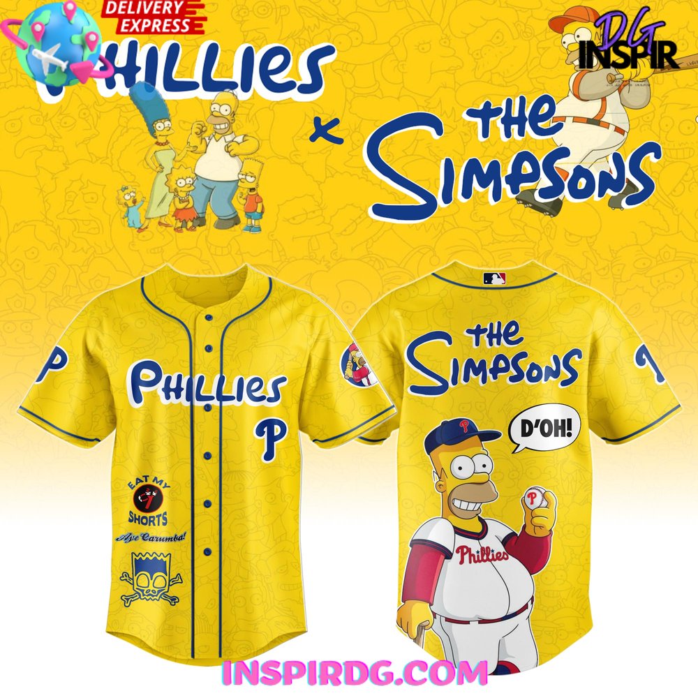 The Simpsons X Philadelphia Phillies Limited Jersey