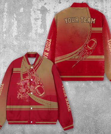 Custom Your Team Name Sport Varsity Jacket Apparel, Bold Design, Premium Quality