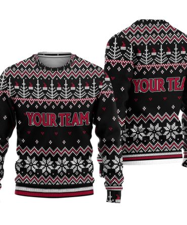 Custom Your Team Name Sport Special Edition New Ugly Christmas Sweater