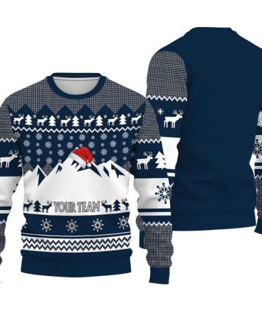 Custom your team Christmas Ugly Sweater - Perfect Gift For Fans!