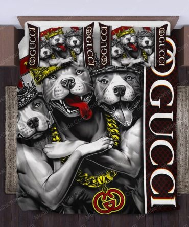 Gucci Pitbull Bedding Sets