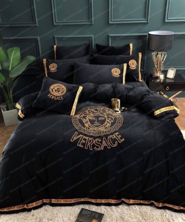Luxury Versace Logo Brands 3 Bedding Set