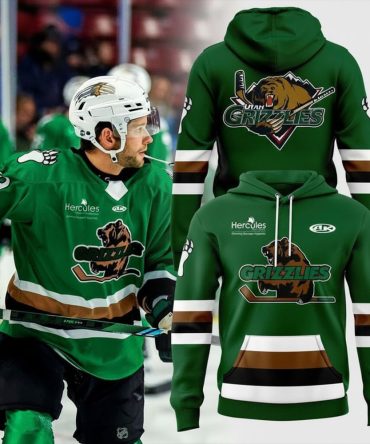 Utah Grizzlies 2025 Special Retro All Over Print Hoodie