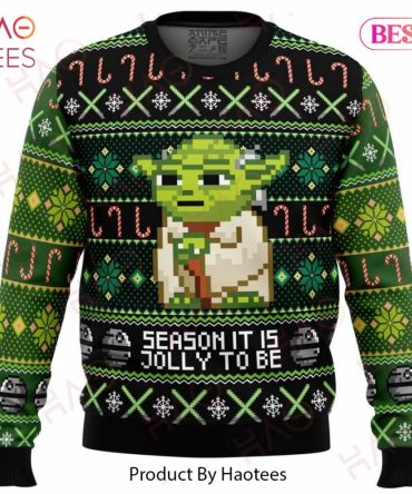 Festive Yoda Christmas Sweater ? Geeky Holiday Knitwear For Star Fans