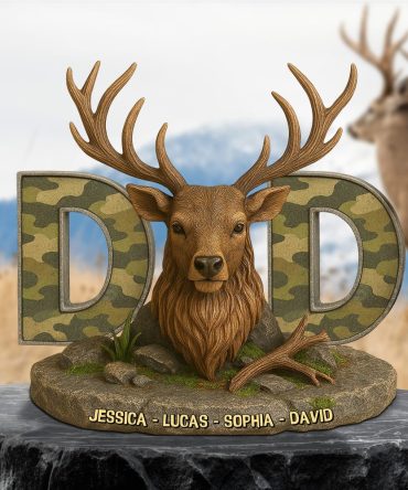 Hunting Deer Plaque Personalized Gifts For Dad 03Xqtn170425 Hunting Lovers