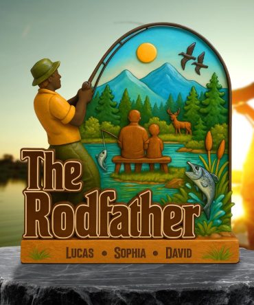 Fishing Lovers Plaque Personalized Gifts For Dad 01Natn210425