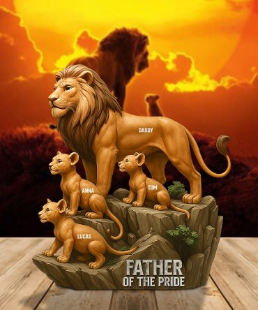 Father Of The Pride Acrylic Plaque Personalized Holiday Gifts For Dad 01Ohtn100425