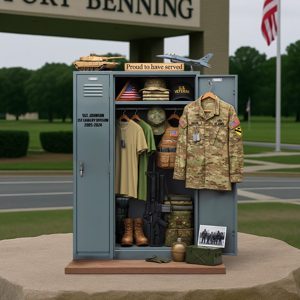 Christmas Military Locker Plaque – Personalized Gifts For Veterans 01Qhtn090625 - Image 5