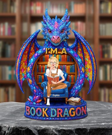 Book Lovers Plaque - Personalized Gifts For Book Lovers 01Hutn140525Tm
