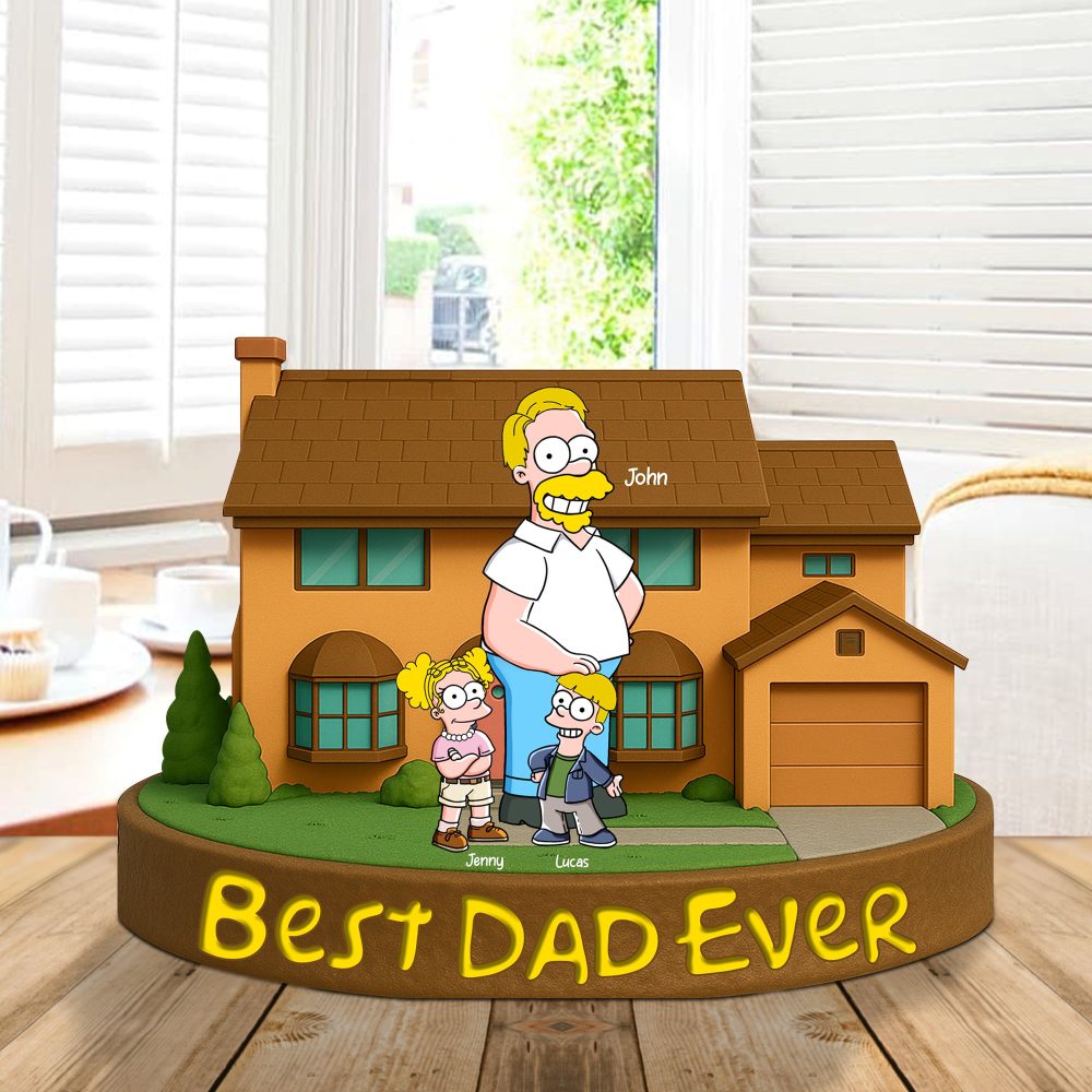 Personalized Gifts For Dad Plaque Best Dad Ever 05Totn140425Pa - Image 3
