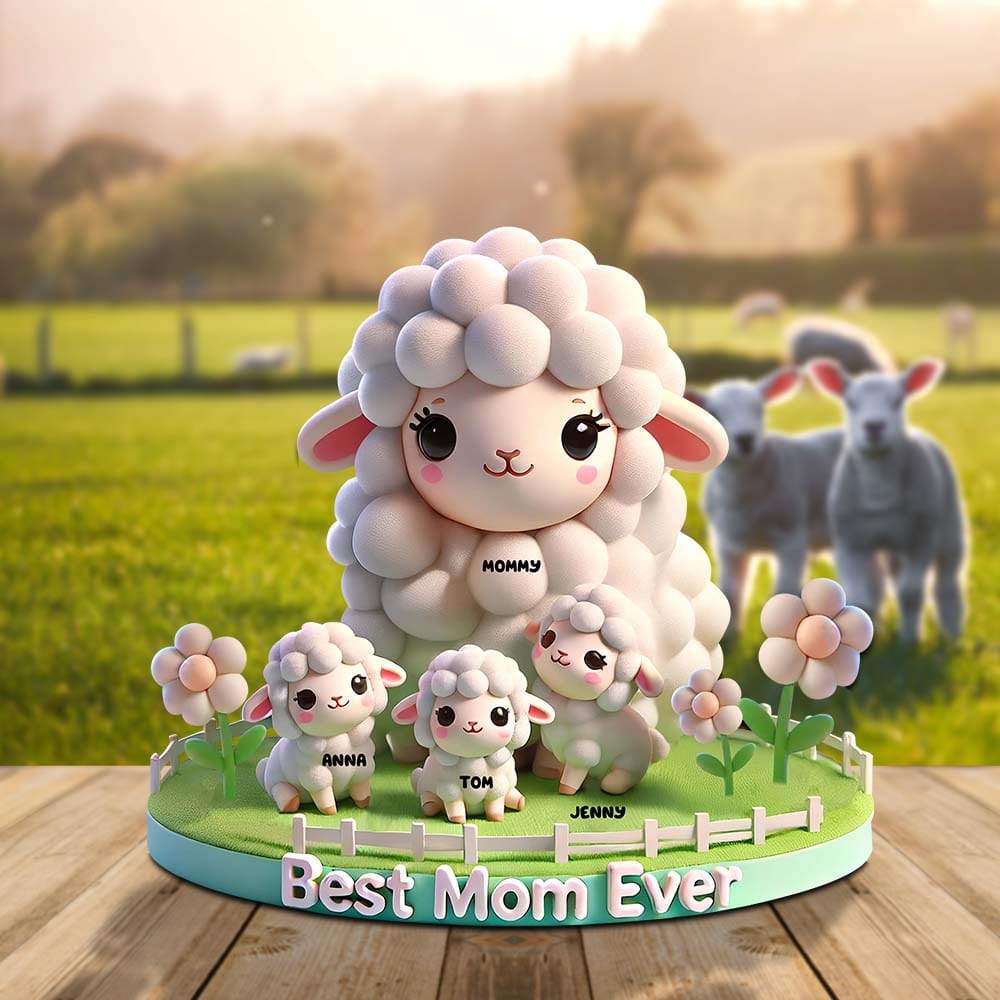 Personalized Gifts For Mom Plaque 04Katn030425 Best Mom Ever