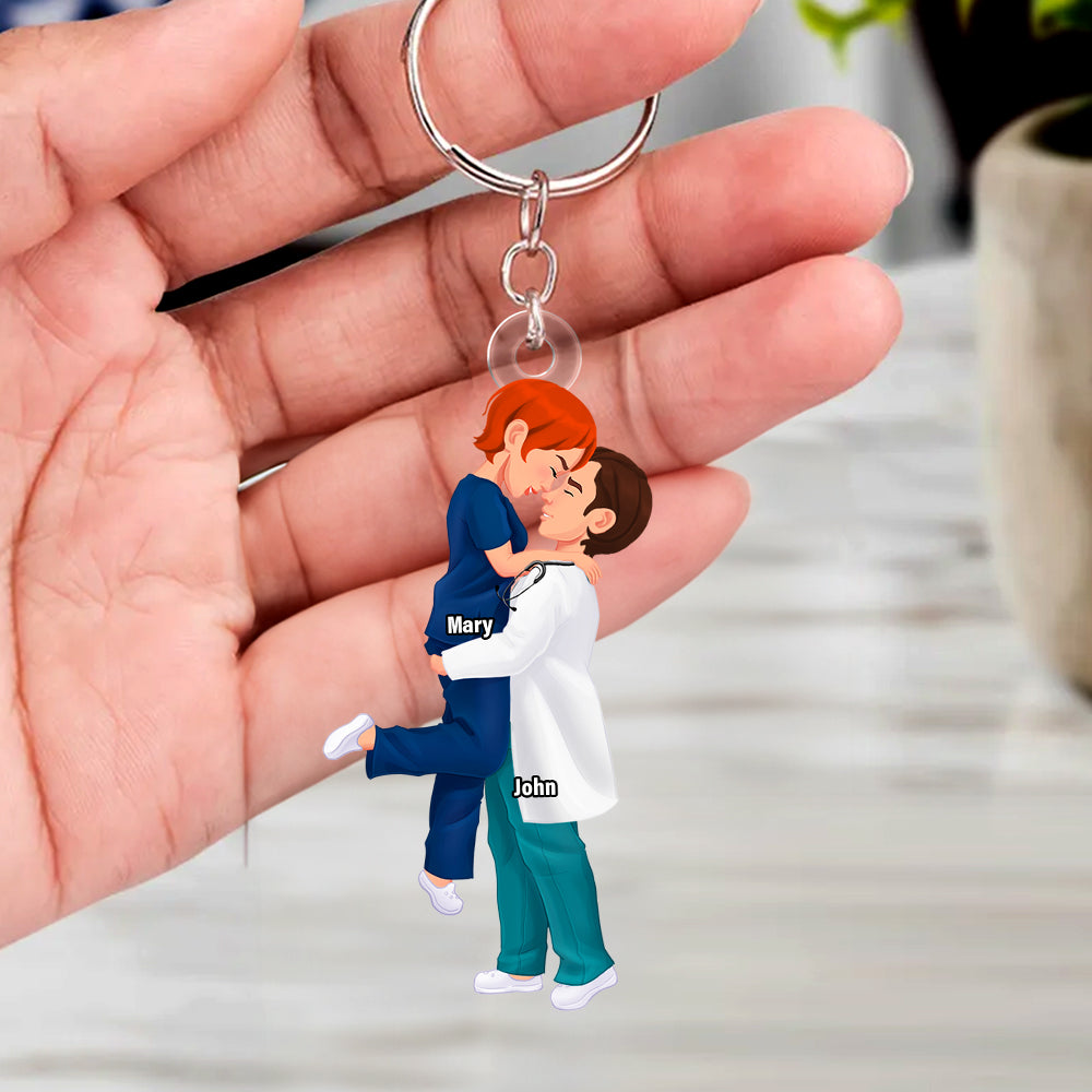 Personalized Gifts For Couple Keychain 05Qhtn100125Pa Custom Job Costumes - Image 12