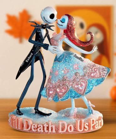 Spooky Love Acrylic Plaque - Personalized Halloween Gifts For Couple 03Tgqn280825