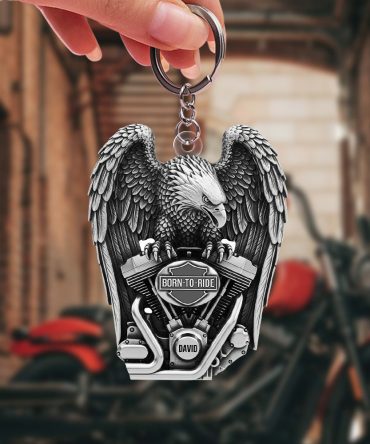 Fierce Motorcycle Engine Keychain - Personalized Gifts For Bikers 04Qhtn120625