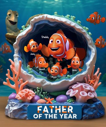 Personalized Gifts For Dad Acrylic Plaque, Father Of The Year 03Qhlu150425