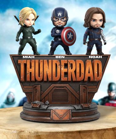 Thunder Daddy Acrylic Plaque Personalized Gifts For Dad 01Qhdt080525