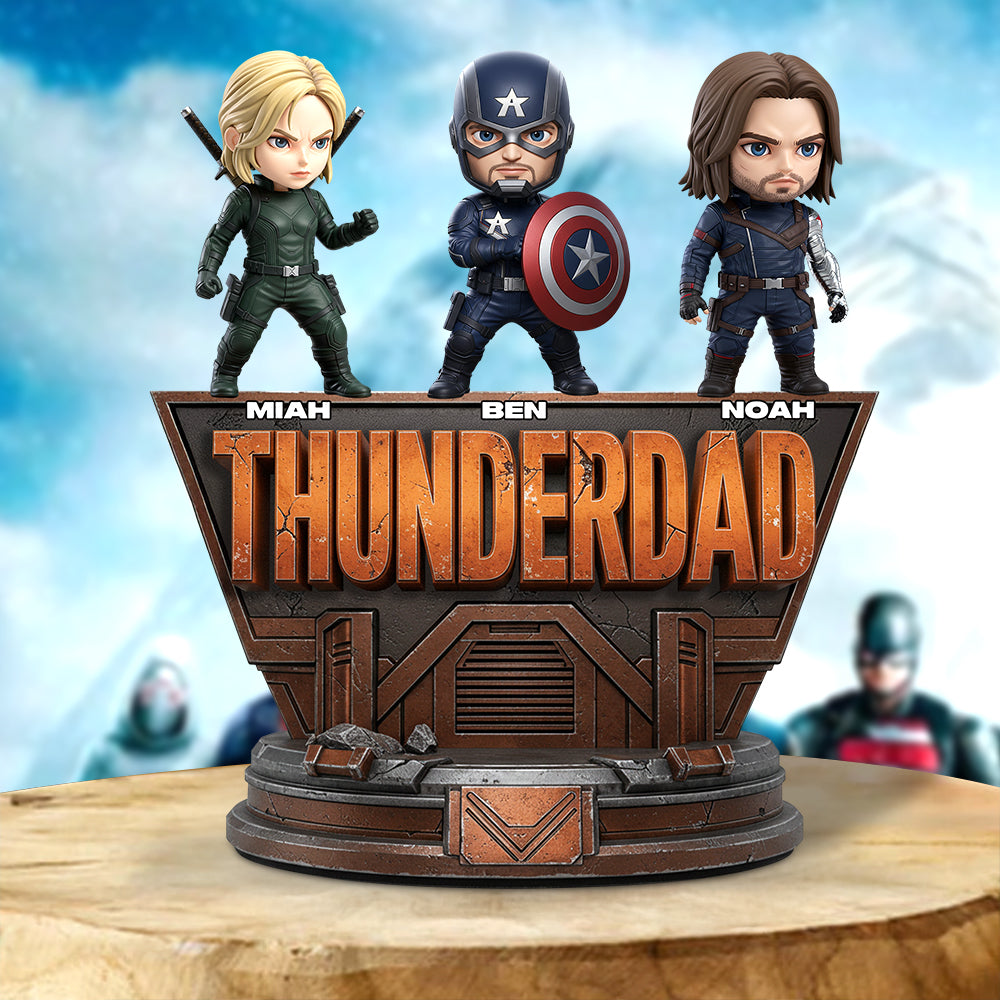 Thunder Daddy Acrylic Plaque Personalized Gifts For Dad 01Qhdt080525